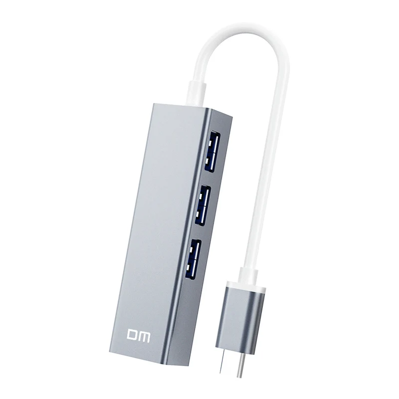 Тип C 3 порта USB3.0 высокоскоростной концентратор с 1000 Мбит/с ethernet порт CHB013