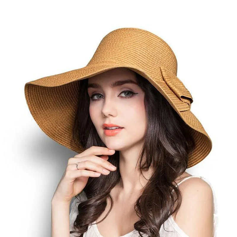 SUOGRY летние шляпы для женщин, соломенная шляпа, пляжные шляпы для женщин, шляпы от солнца с широкими полями
