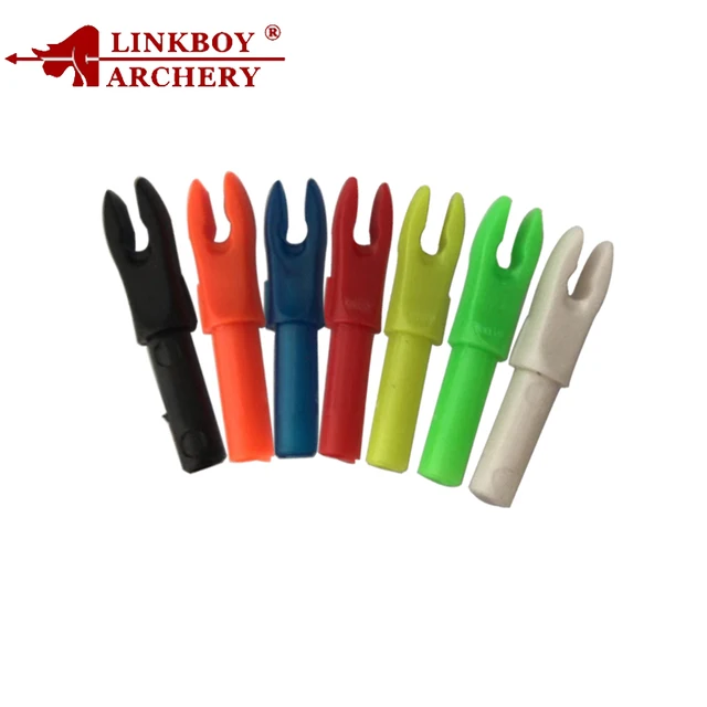 24pcs Archery Arrow Nocks Pin Nock ID 4.2mm Arrow Shaft Compound