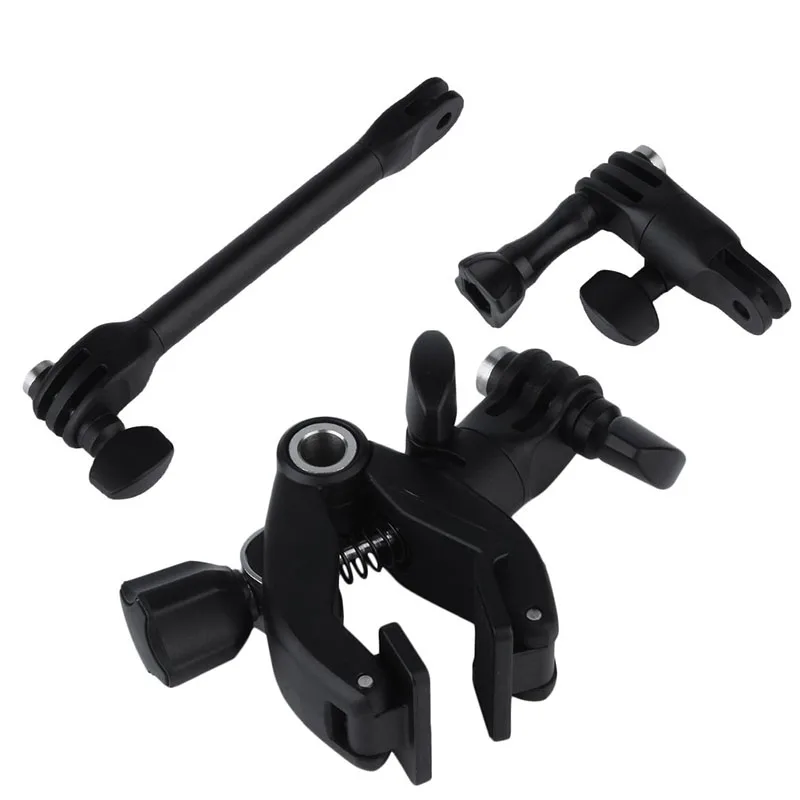 Guitar Drum Clips 360 Rotate Monopod Music Mount Camera Grip Clamp Extension Arm Tripod for GoPro HERO 4 3+ Xiaoyi SJCAM (1)