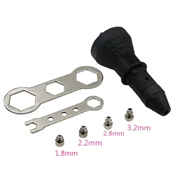 

Electric Rivet Nut Gun Riveting Tool Cordless Riveting Drill Adaptor Insert Nut Tool Riveting Drill Adapter