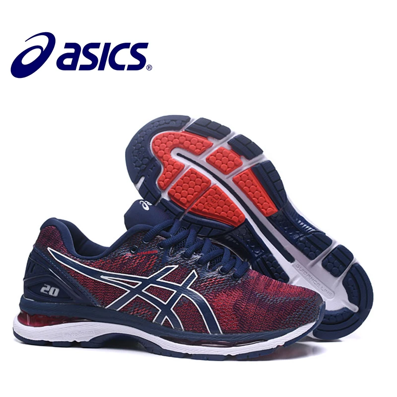 Новые мужские кроссовки ASICS GEL-Nimbus 20, устойчивая обувь для бега на открытом воздухе, мужские кроссовки Asics, дышащая Спортивная обувь