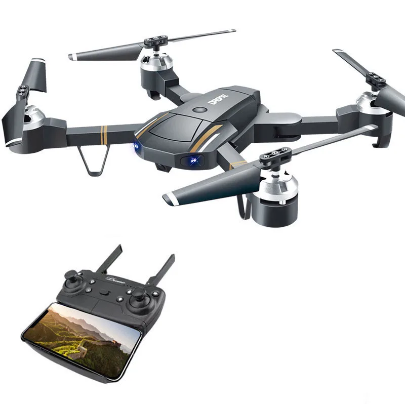Дрон с камерой HD 0.3MP/2MP селфи FPV Радиоуправляемый квадрокоптер Летающий