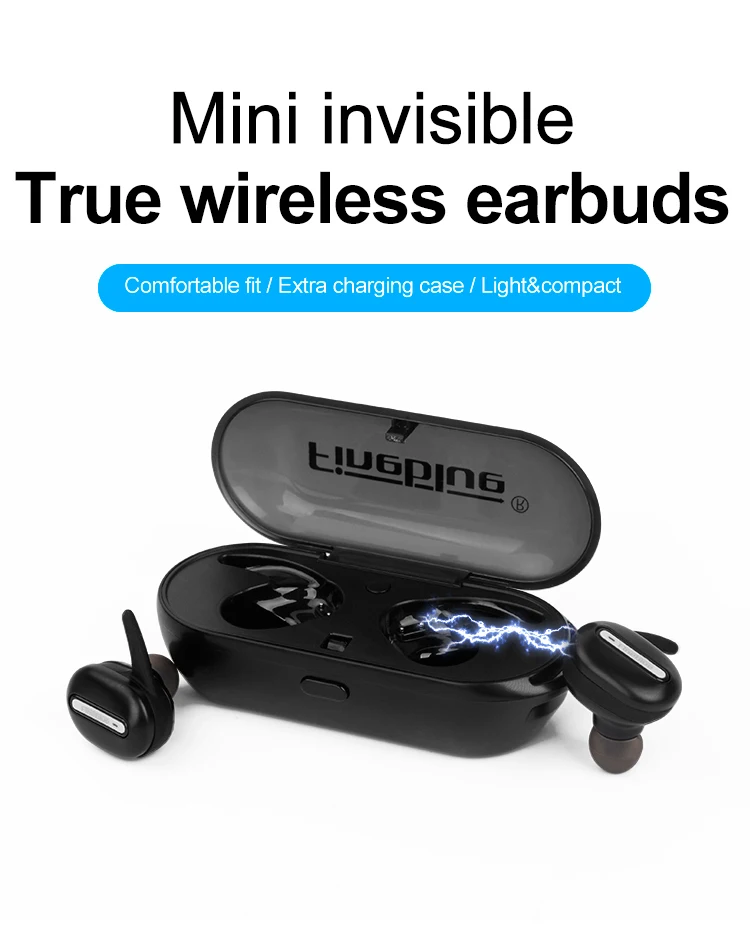 Fineblue TWS R9 Bluetooth Earphone Wireless Earbuds 3D Stereo HiFi Headset With Charge Box astrosoar