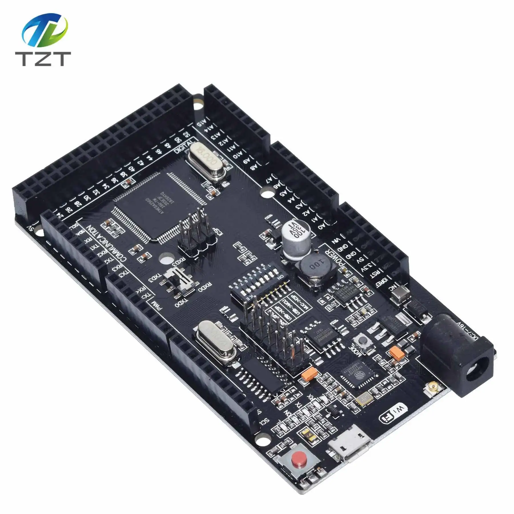 Mega2560+ Wi-Fi, R3 ATmega2560+ ESP8266 32Мб оперативной памяти, USB-TTL CH340G. Совместимость для Arduino Mega NodeMCU для WeMos ESP8266
