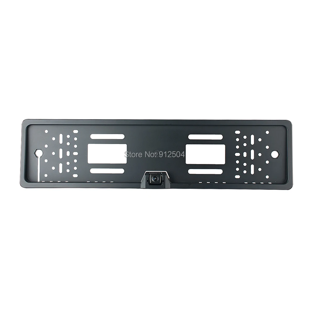 EU Car License Plate Frame rearview Camera Infrared LED Lights Night