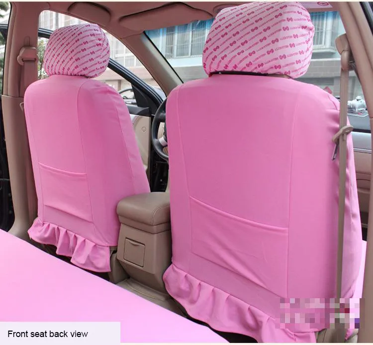 Мультяшный автомобильный чехол для сиденья розовый универсальный авто задний заднее сиденье протектор автомобиля Стайлинг интерьерные Аксессуары Украшение для девочек женщин