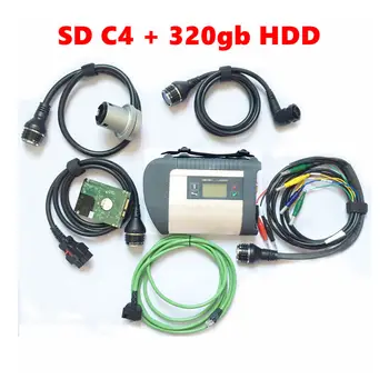 

2020 diagnosis mb star c4 SD Connect Compact 4 with Wifi Function sd c4 software multi-languages HDD/SSD V2020.06 for car&truck