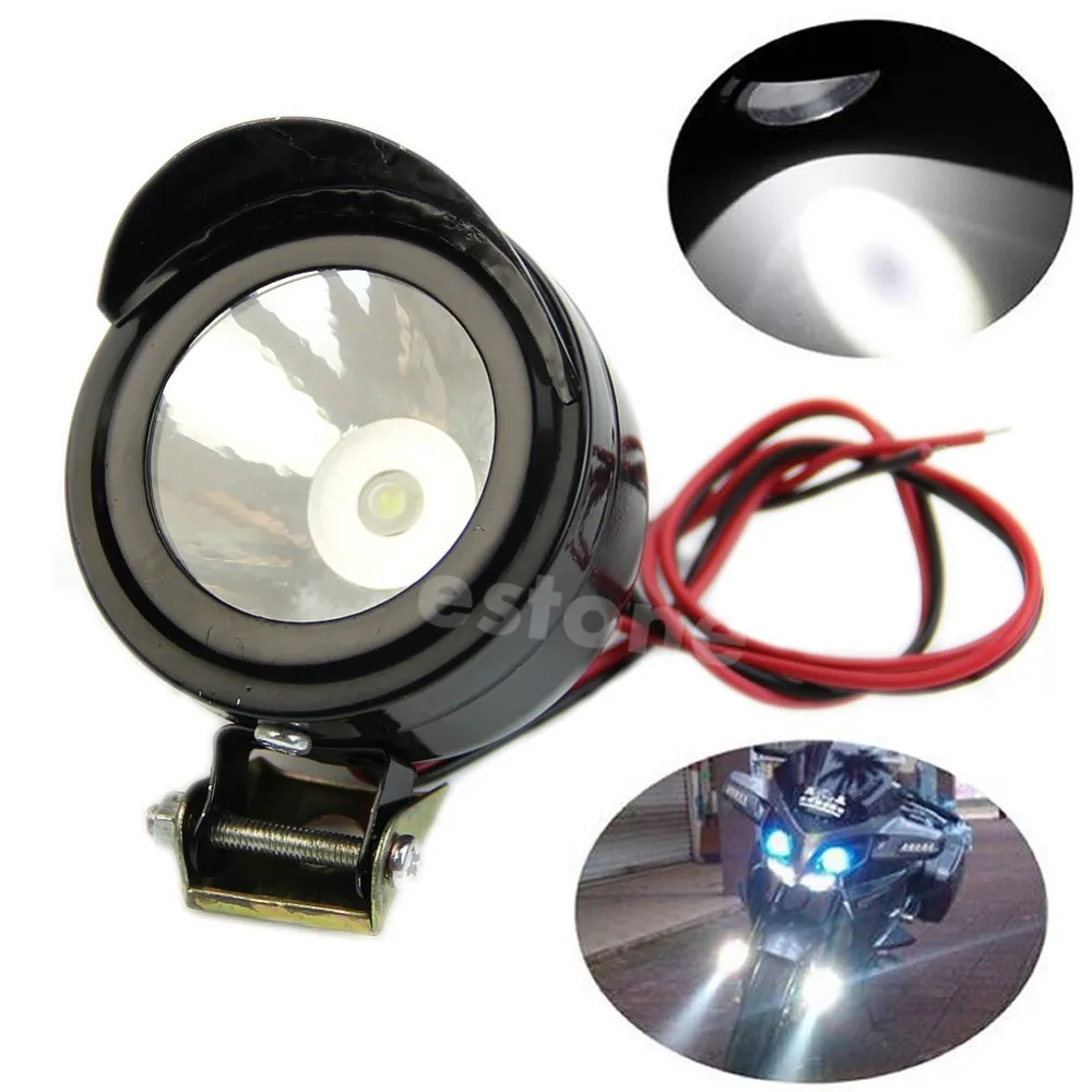 

6000K 10W Universal Electric Motorcycle Lamp LED Fog Spot White Light Headlight 12V Drop shipping