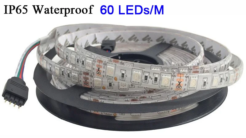 5 м 10 м светодиодный полосы 5050 RGB SMD 12 В гибкий светодиодный светильник водонепроницаемый неоновый светильник ленты RGB светильник лента с музыкой 44-клавишный пульт дистанционного управления