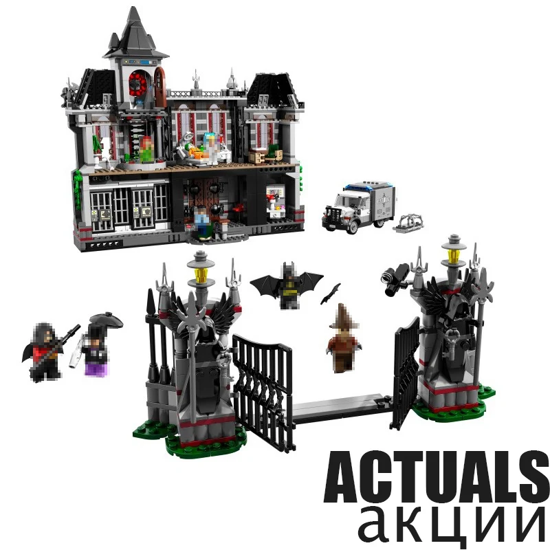

1685pcs Lepin DC 07044 Arkham Asylum Breakout Super Heroes Batman Superhero Building Blocks Bricks Toys For Kids 10937INGly