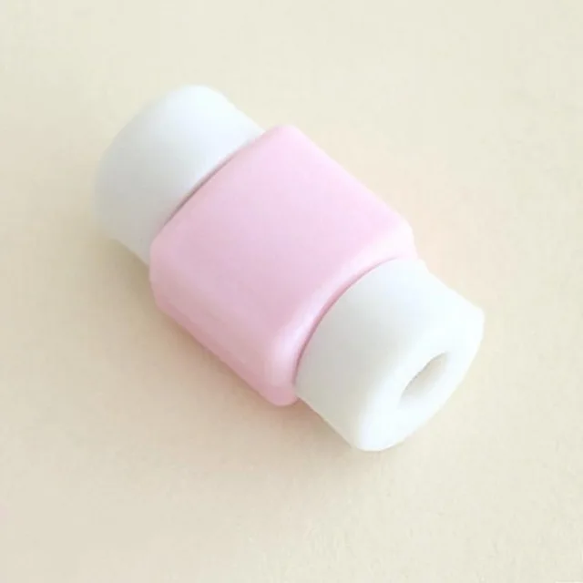 1 шт протектор для кабеля передачи данных заставка крышка телефона MacBook usb зарядный кабель головной наушник линия намотки кабеля случайный цвет - Цвет: pink