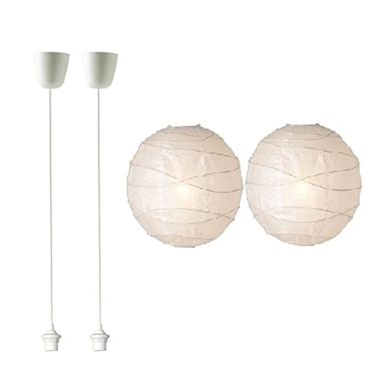 

2x white lamp suspension A ++