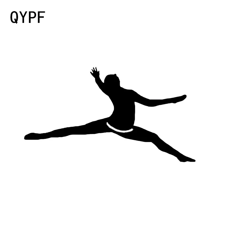 

QYPF 16.2*9 Interesting Gymnast Decor Car Sticker Vinyl Bumper Window C16-2050
