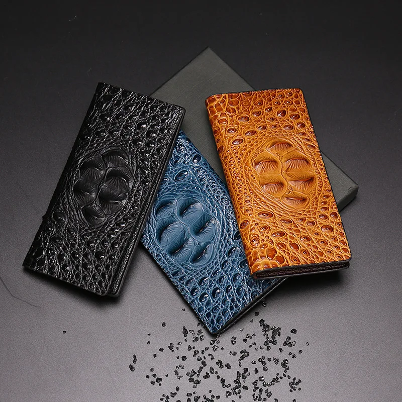 New crocodile-patterned men's handbags men's handbags long multi-functional wallet business casual fashion trend 008 New crocodile-patterned men's handbags men's handbags long multi-functional wallet business casual fashion trend 008