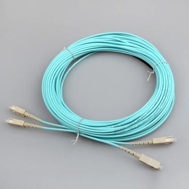 Fiber Optic Patch Cord Armored Multimode MM SC OM3 50/125 20 metre