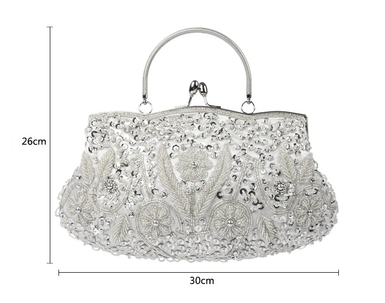 LDAJMW модный роскошный с кристаллами жемчужный белый вечерний клатч женская элегантная сумочка со стразами Свадебная вечерняя дамская сумочка
