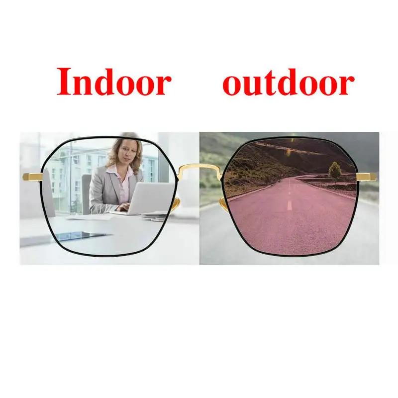 Новые солнечные фотохромные очки для близорукости, элегантные оптические женские очки для близорукости, очки по рецепту, оправа-1,0-4.0NX