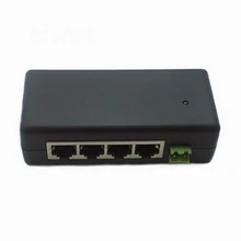 4 порта lan пассивный силовой модуль Ethernet инжектор DC 9-48 В ip-камера источник питания PoE коммутатор адаптер PoE коробка