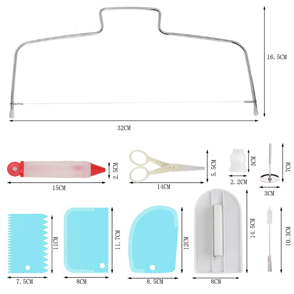 39 шт./компл. инструменты для украшения торта комплект наконечники для глазировки поворотный стол Кондитерские мешки муфты крем сопло