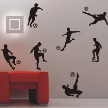 D126 футбольный мяч Наклейка на стену «футбольный мяч» наклейка Детская комната Декор спорт мальчик спальня футболист искусство виниловая наклейка на стену домашний декор