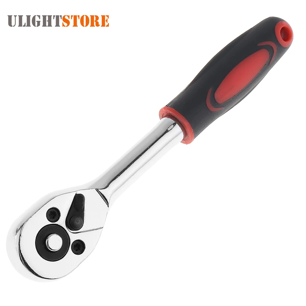 

1/4" Drive Quick Release Ratchet Wrench Set Repair Kit Hand Tools For Vehicle Bicycle Bike Socket Wrench