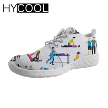 HYCOOL спортивные женские кроссовки с принтом для экстренной помощи; обувь для плавания; удобные кроссовки на плоской подошве; пляжная обувь