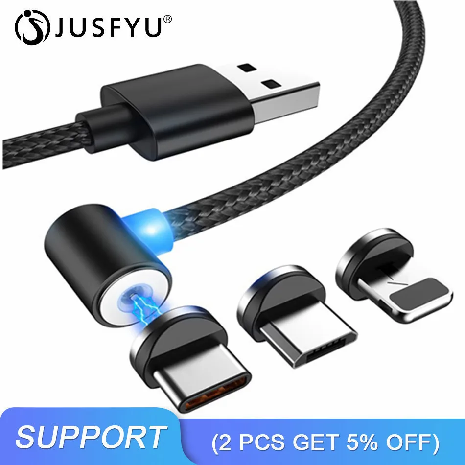 

1M Fast Magnetic Charging Cable 2.4A Micro USB Type C Charger Charging For iPhone X Samsung S8 Huawei Magnetic Phone Cable Cord