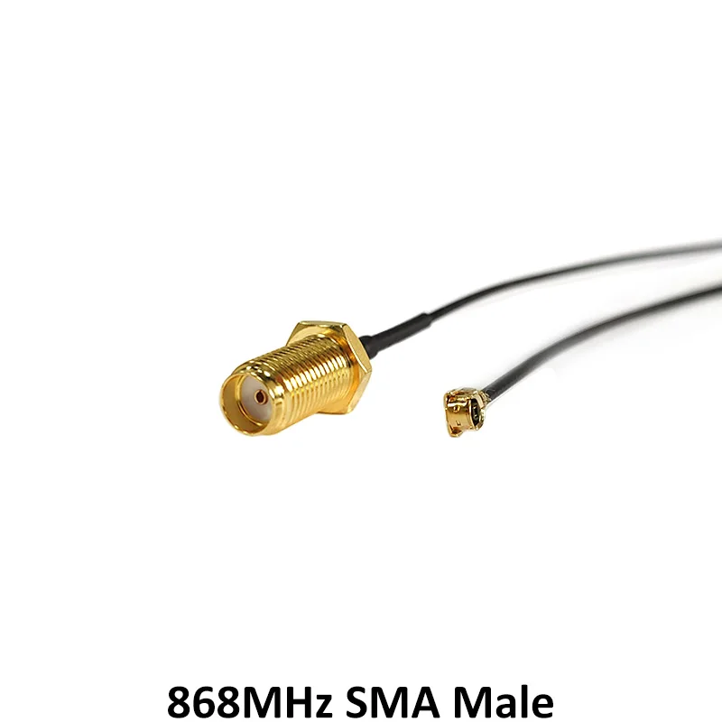 10 шт. 868 МГц 915 МГц антенна 5dbi SMA мужской разъем GSM 915 МГц 868 МГц антенна+ 21 см RP-SMA/u. FL косичка кабель