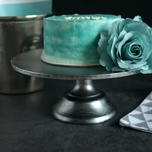 1" Серебряная подставка для торта для помадки инструменты для украшения торта Винтажный стиль Свадебные подложки аксессуары для выпечки Кухонные поставщики