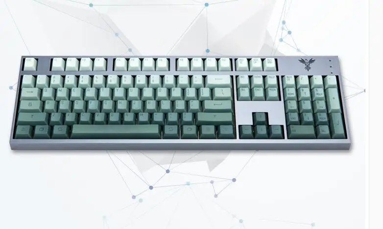 

Dye sub 104 PBT keycaps for mechanical keyboard thick PBT keycap cherry mx OEM 104 poker 61 keyboard ANSI dye sub print