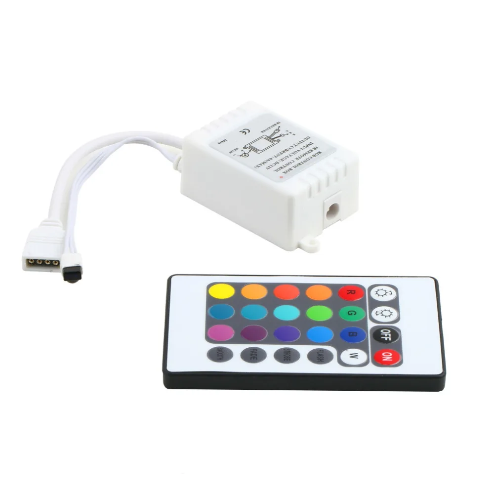 

Low price RGB 16 Colors Remote Control Box DC 12V for LED Light Strip new arrival