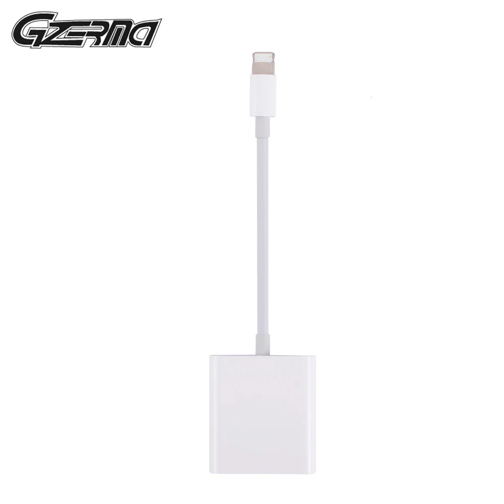 

Two Side Smartphone SD TF Card Reader Camera Connection Data Transfer Adapter OTG Cable For iPhone MicroC Android Phone