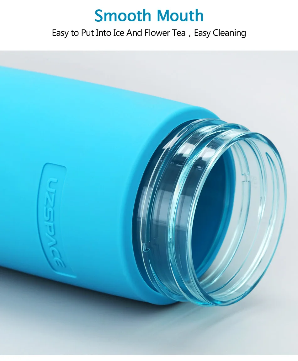 UZSPACE Water Bottles Tritan Material Fashion Portable Lovely Mini Ecofriendly Sports Travel Plastic Drink My Water Bottle 200ML08
