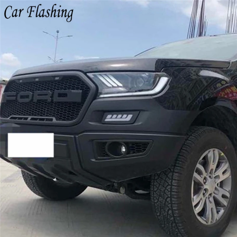

Car Styling for Ford Everest Ranger Headlights 2016-2018 Dynamic Turn Signal LED Headlight DRL Hid Bi Xenon Auto Accessories