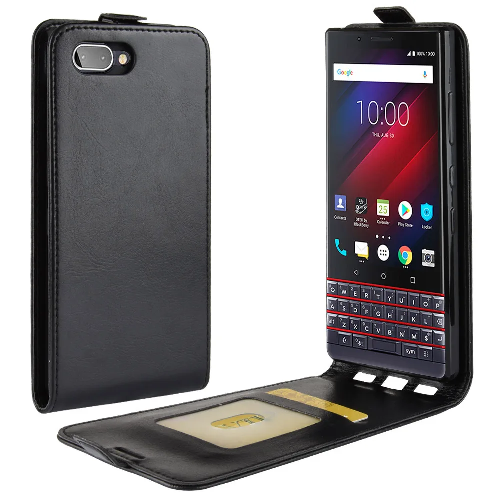 KEY2 Lite чехол для BlackBerry Key2 Le / key 2 кожаный с откидной крышкой толстый однотонный