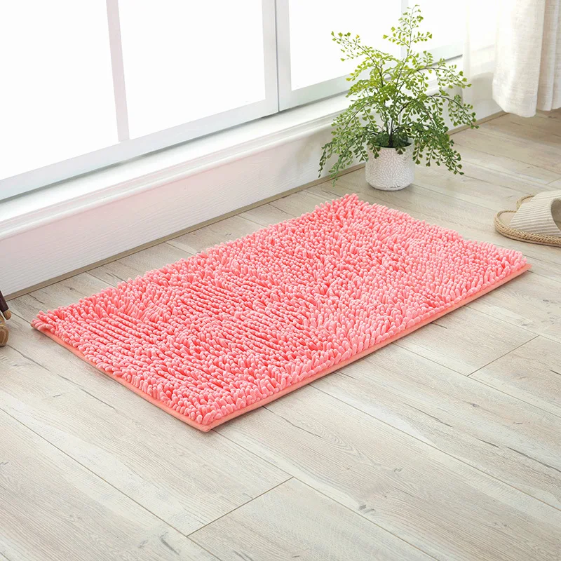 

High end Household mat Bedroom bathroom carpet Thick absorbent blanket chenille rugs kitchen absorbent oil mats Bay window pad