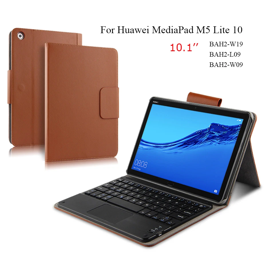 Чехол для huawei MediaPad M5 Lite 10 10," BAH2-W09/L09/W19 съемный планшет Bluetooth клавиатура чехол Многоязычный язык