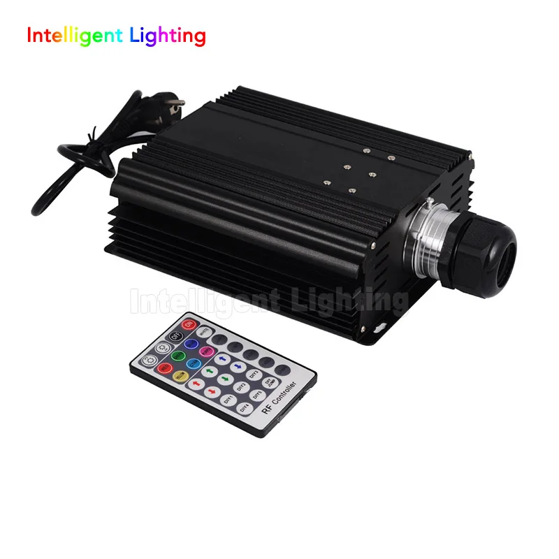 RGBW 45W LED Волоконно-Оптический Двигатель 28key RF пульт дистанционного управления для