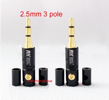 

2.5mm 3 poles Ranko/RANKQ Stereo Male Plug Audio Connector DIY Solder adapter 20pcs