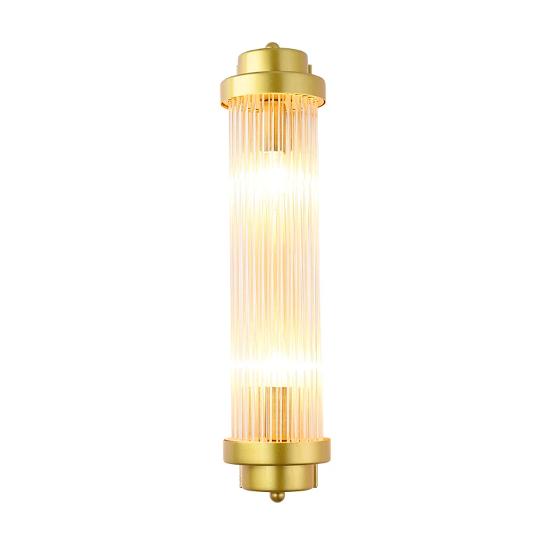 

Postmodern crystal wall lamp creative living room TV background wall stairs bedroom bedside light luxury wall lamp E14 lamps
