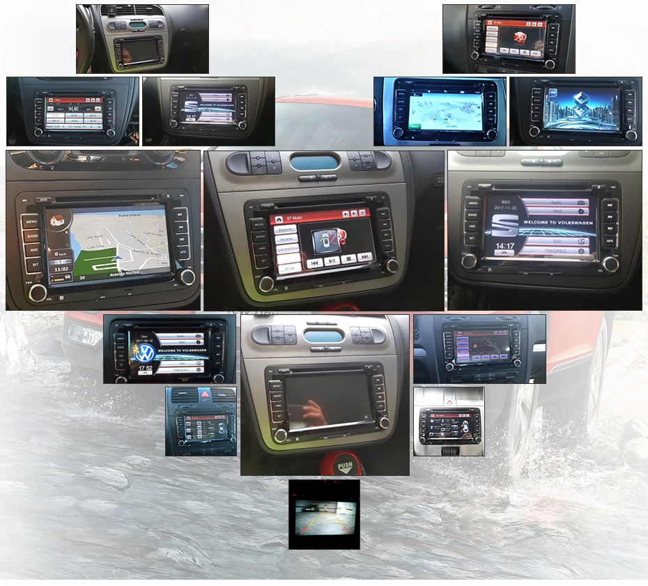 Cheap AWESAFE 2 Din 7 Inch Car DVD Radio Player For Seat/Altea/Leon/Ibiza/Altea XL/VW/PASSAT B6/Skoda In dash GPS Navigator Car Radio 22