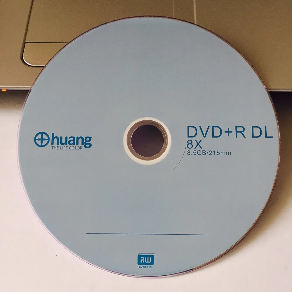 10 дисков менее 0.3% степень дефекта 8 5 ГБ Huang Blank Печатный DVD + R DL диск | Электроника