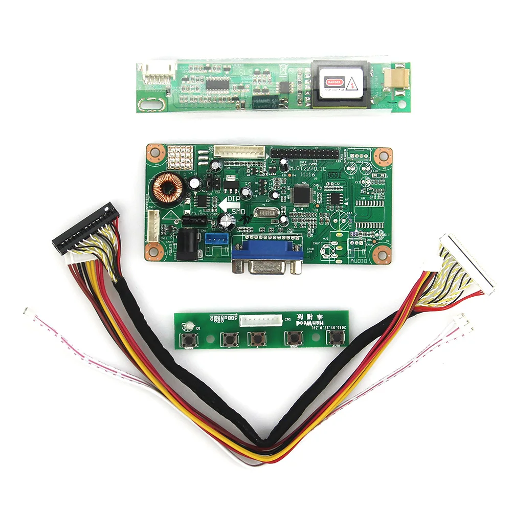 

LCD Control Driver Board VGA For N156B3-L0B LP156WH1(TL/A3) LVDS Monitor Reuse Laptop 1366x768