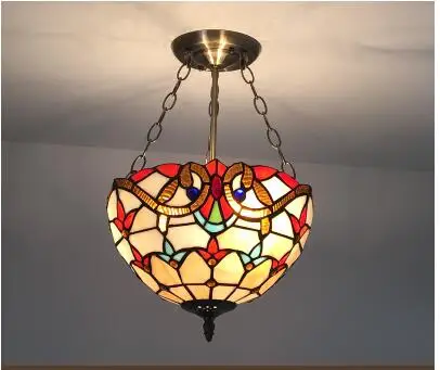 

NEW Colorful European Mediterranean art pendant lamps entrance bedroom balcony garden aisle warm light creative Pendant Lights
