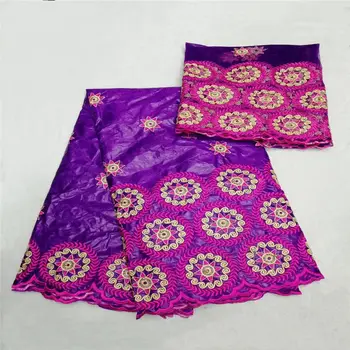 

2018 New Green Bazin riche fabric embroidery beaded lace, high quality Bazin riche getzner lace fabric with 2Yards Net Lace