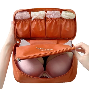 

Yesello Underwear Clothes Travel Bag Lingerie Bra Organizer Box For Women's Storage Bags Suitcase Case Accessories
