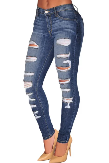 Cute jeans with holes Clearance