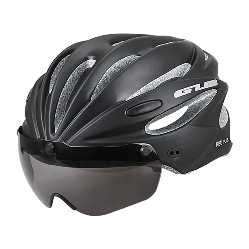 GUB Cycling Helmets with Detachable Visor Goggles EPS+PC
