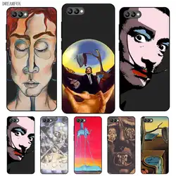 P192 Salvador Dali Черный силиконовый чехол для Huawei Honor 6a 6C 6X 7A 7C 7 S 7X8 Lite Pro